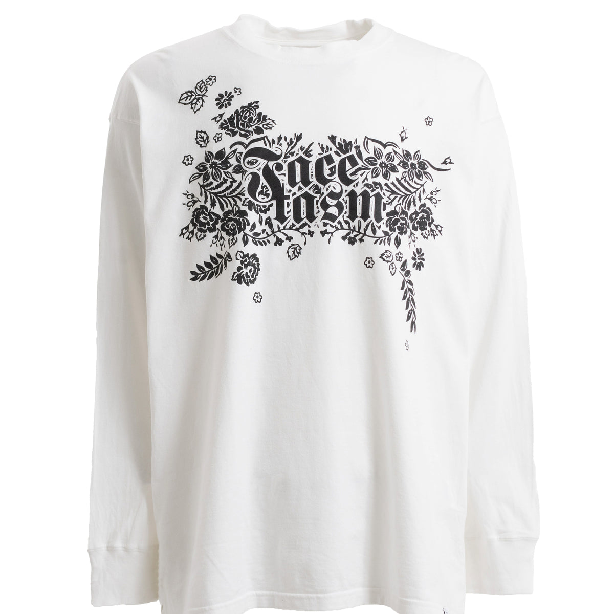 FACETASM ファセッタズム FW23 BANDANA LONG SLEEVE TEE / WHT -NUBIAN