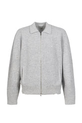 CITIES' ZIP CARDIGAN / FOG GRY