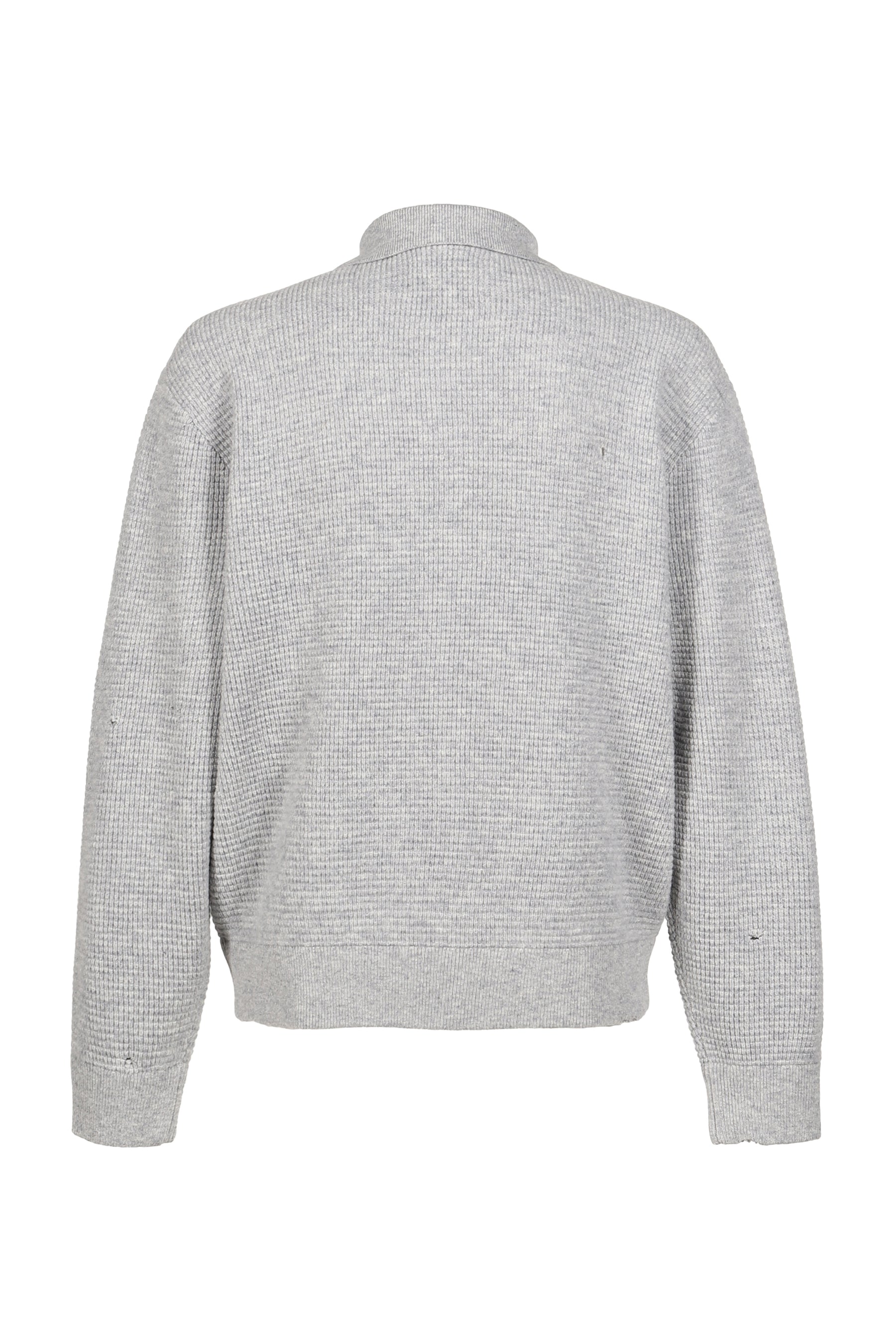 CITIES' ZIP CARDIGAN / FOG GRY