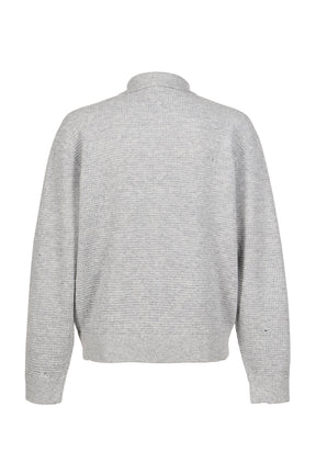 CITIES' ZIP CARDIGAN / FOG GRY