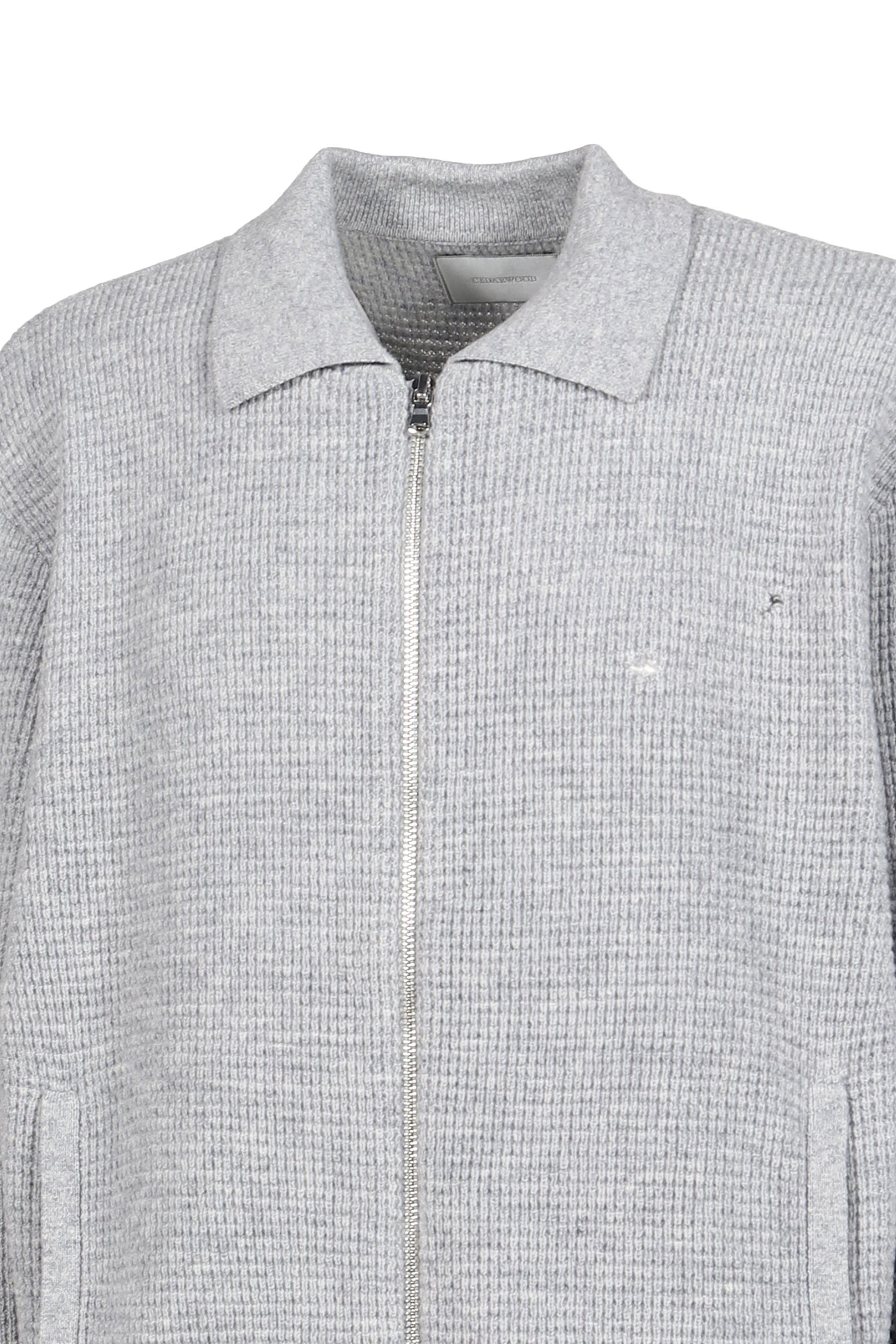CITIES' ZIP CARDIGAN / FOG GRY