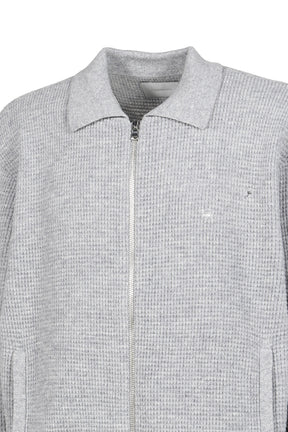 CITIES' ZIP CARDIGAN / FOG GRY