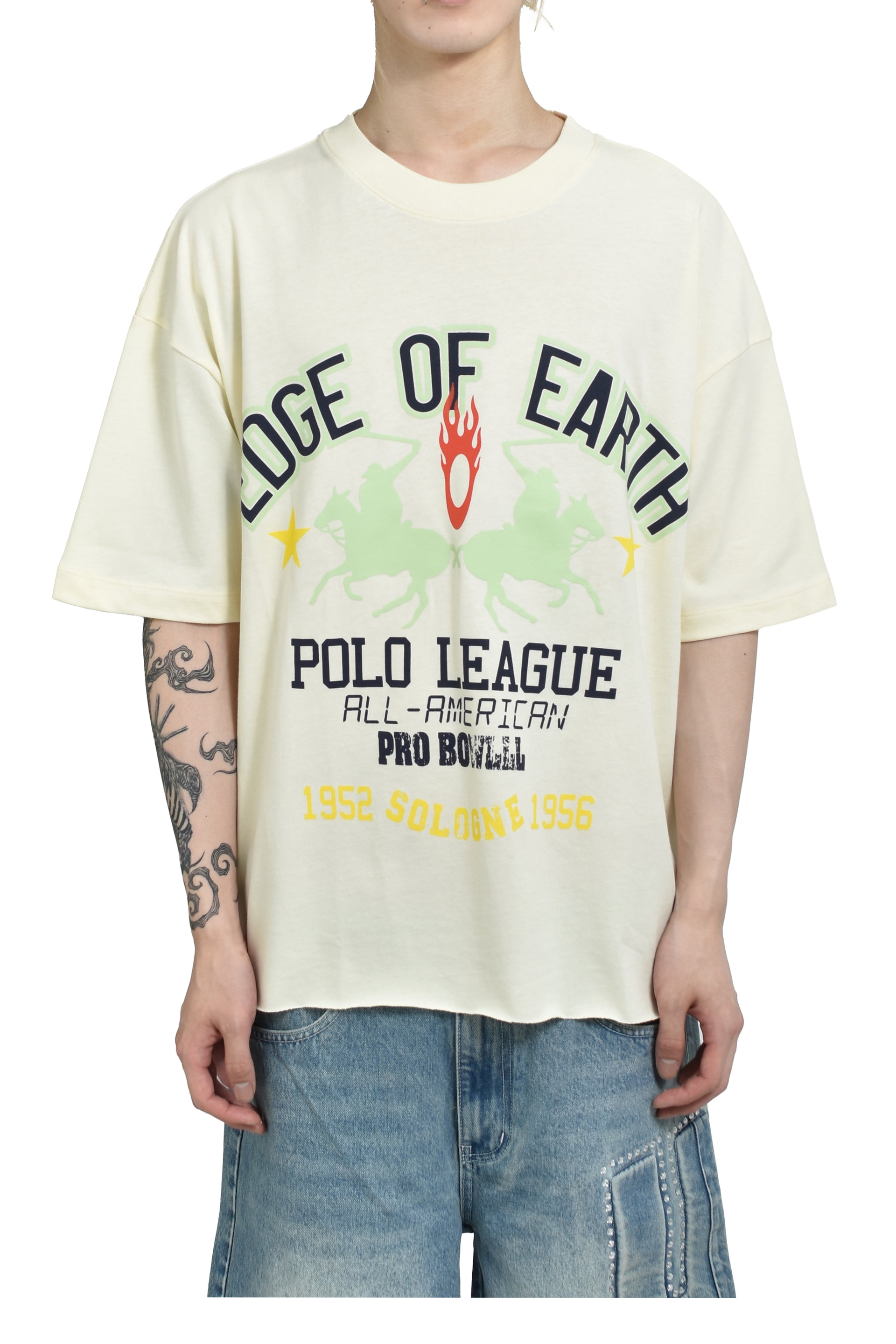 The Edge of Earth™ POLO PROBOWL TSHIRT / O. WHT