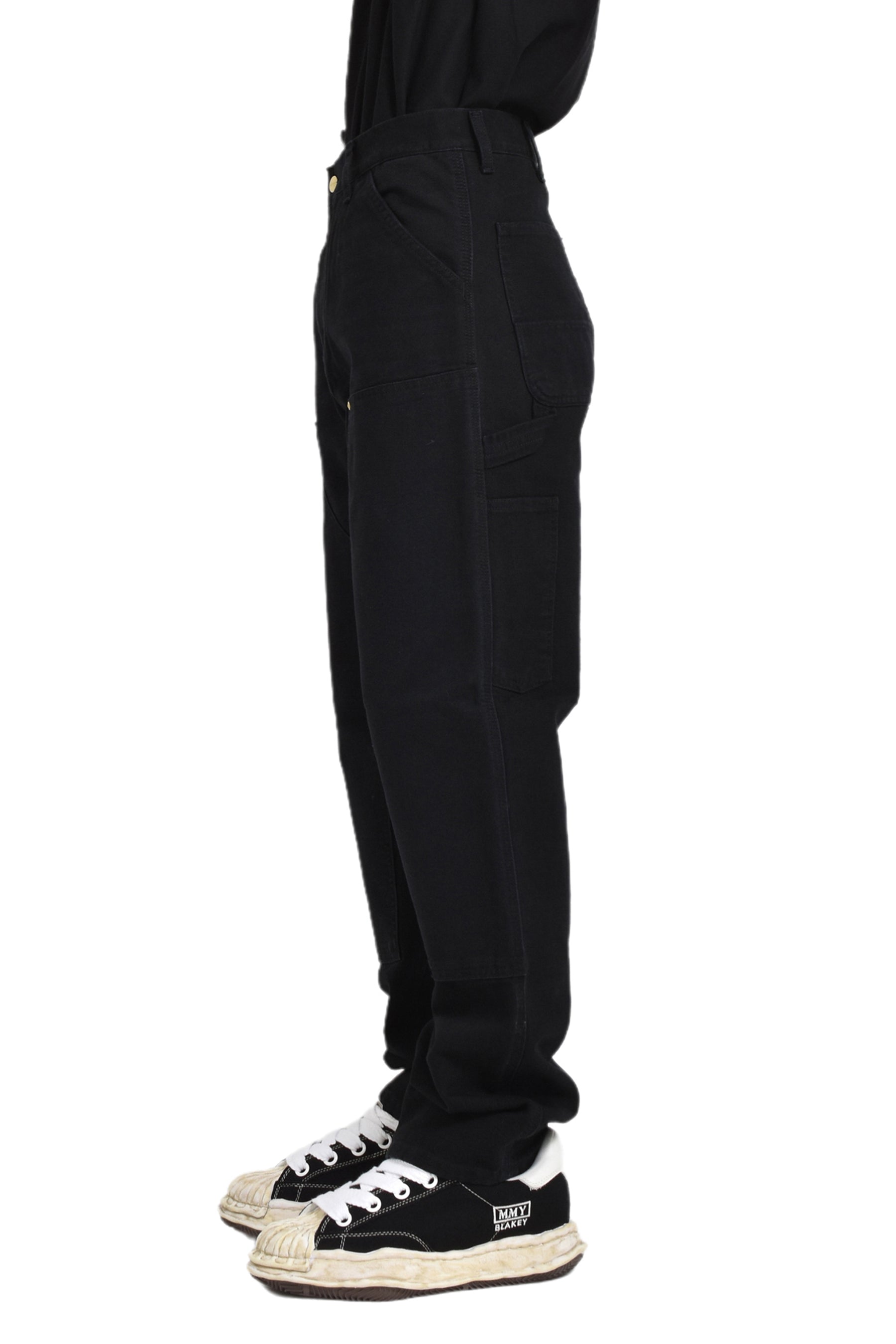 DOUBLE KNEE PANT -AGD CANVAS- / BLK