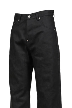 RH STRAIGHT JEAN / RAW BLK