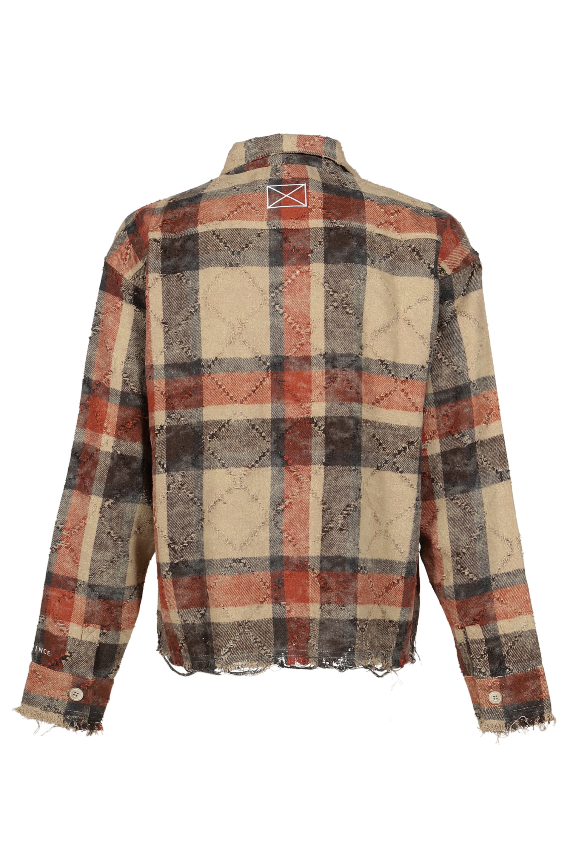 DISTRESSED CHECK SHIRTS / RED