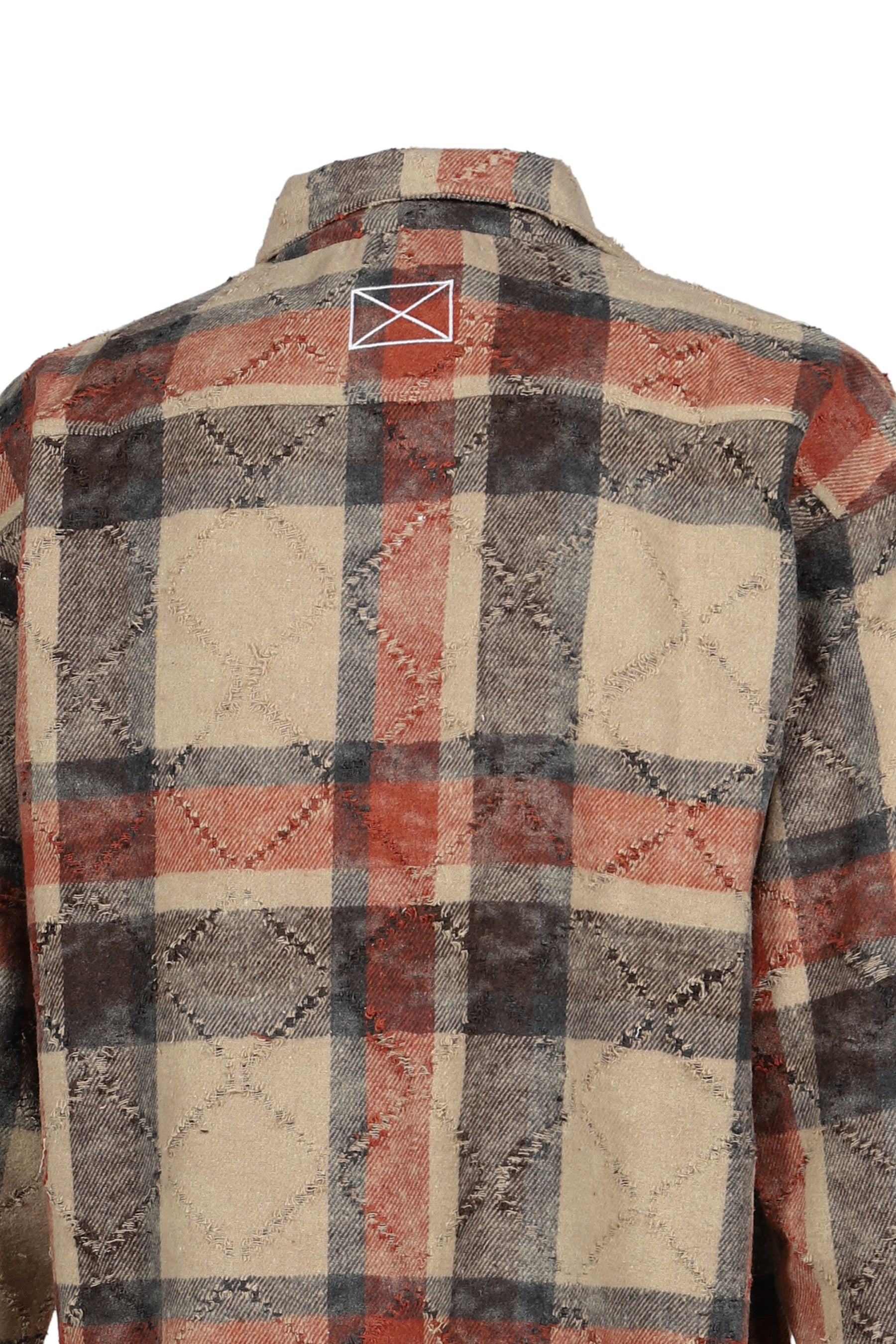 DISTRESSED CHECK SHIRTS / RED