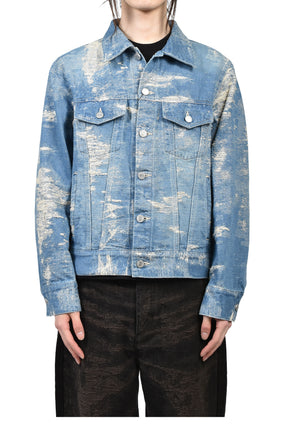 TAAKK 3RD TYPE DENIM JACKET / INDIGO BLEACH