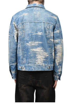 TAAKK 3RD TYPE DENIM JACKET / INDIGO BLEACH
