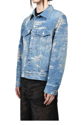 TAAKK 3RD TYPE DENIM JACKET / INDIGO BLEACH