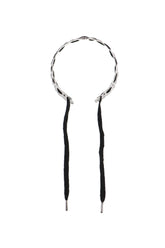 BRAIDED LACE CHOKER / BLK