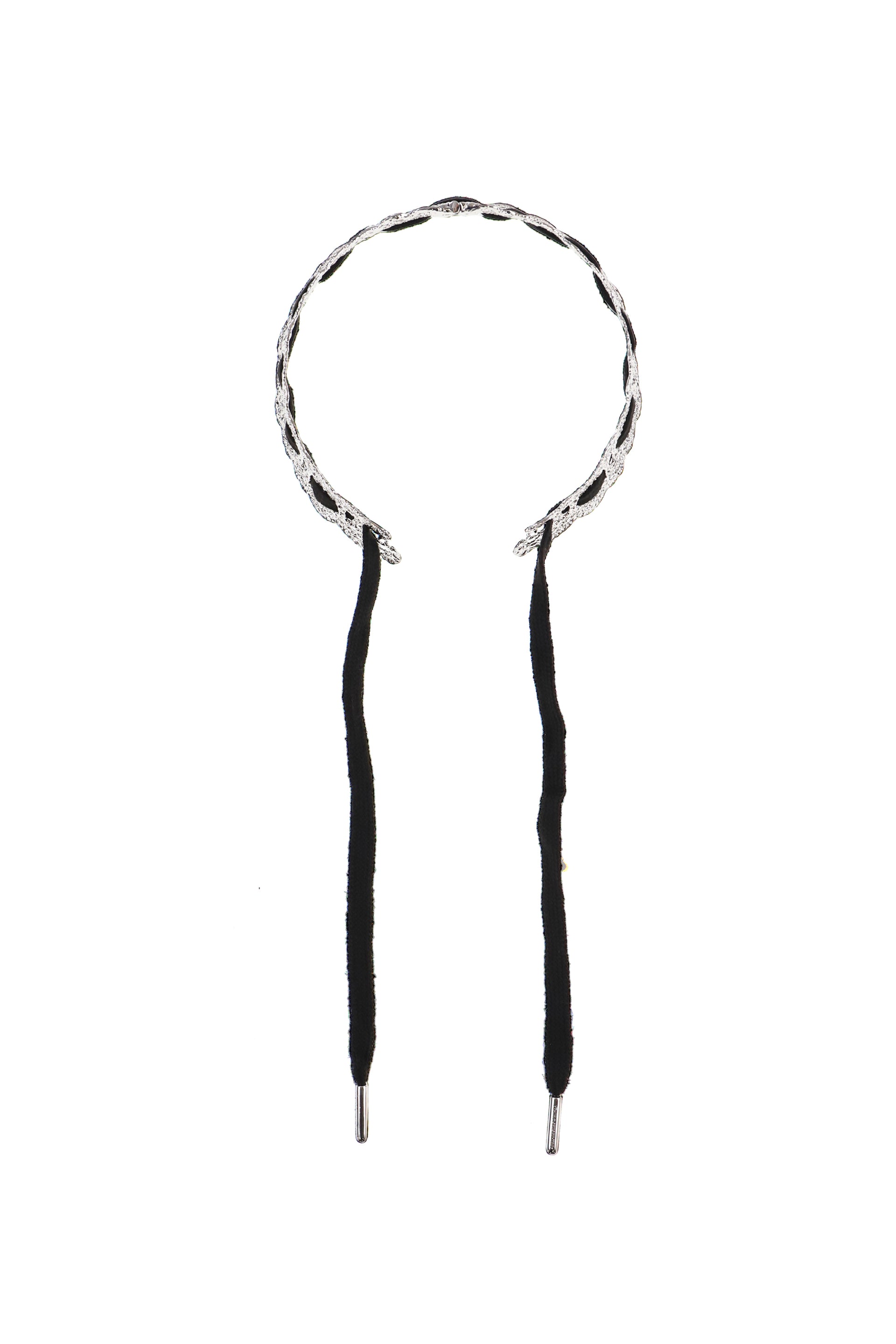 BRAIDED LACE CHOCKER / BLK