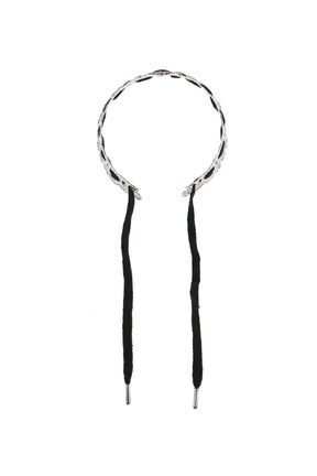 BRAIDED LACE CHOKER / BLK