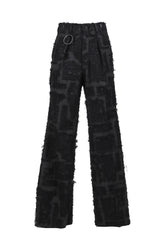 ADJUST WIDE TROUSERS(DUST CHECK) / CHA