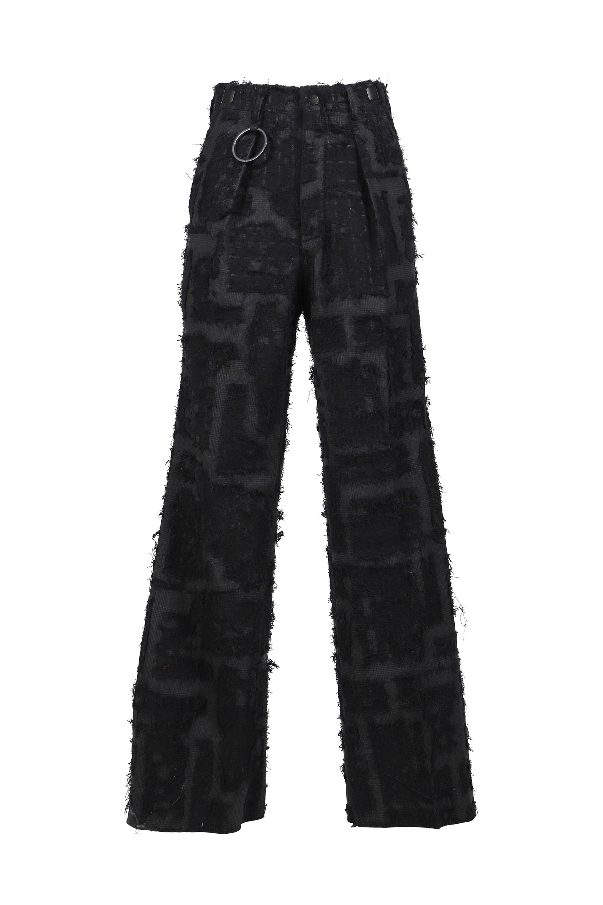 ADJUST WIDE TROUSERS(DUST CHECK) / CHA