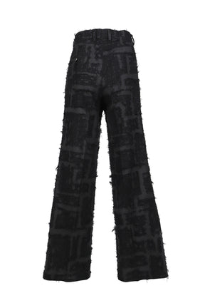 ADJUST WIDE TROUSERS(DUST CHECK) / CHA