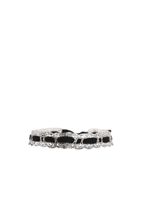 BRAIDED LACE CHOKER / BLK
