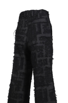 ADJUST WIDE TROUSERS(DUST CHECK) / CHA