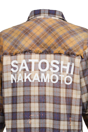 PATCHWORK LOGO FLANNEL / BRW MULTI 