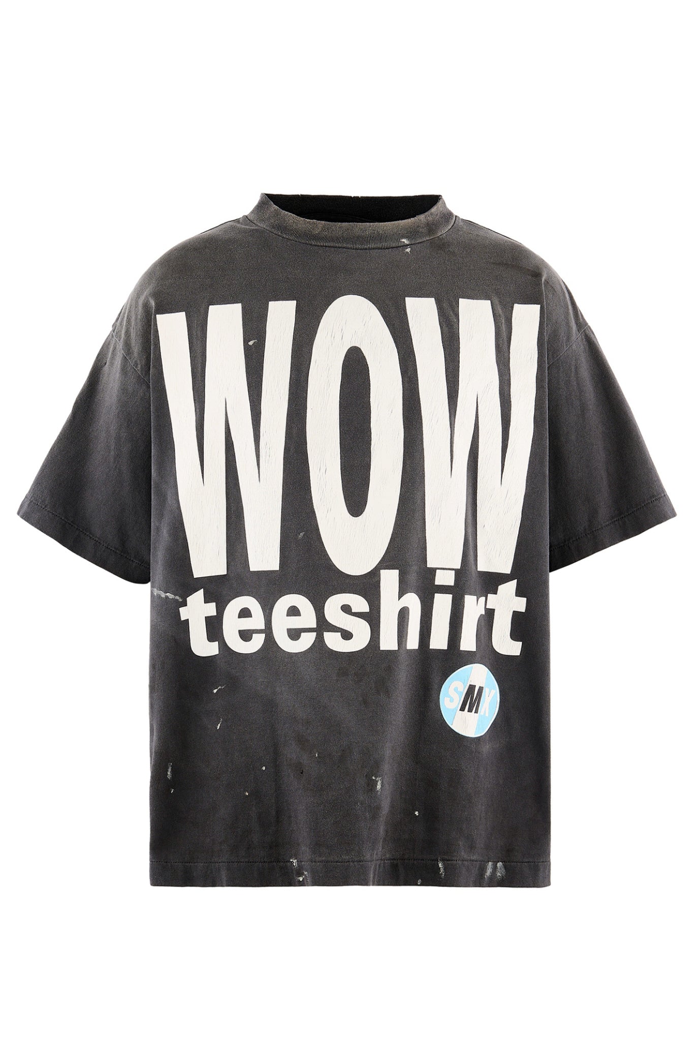 SS T-SHIRT/WOW / BLK