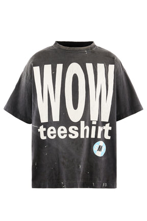 SS T-SHIRT/WOW / BLK