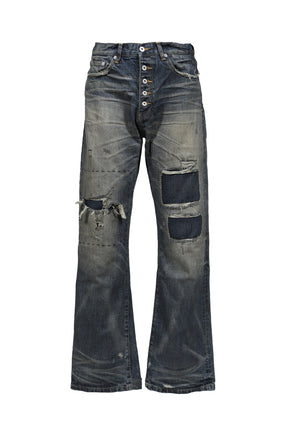 DENIM SELVEDGE BOOTCUT USED / BLU