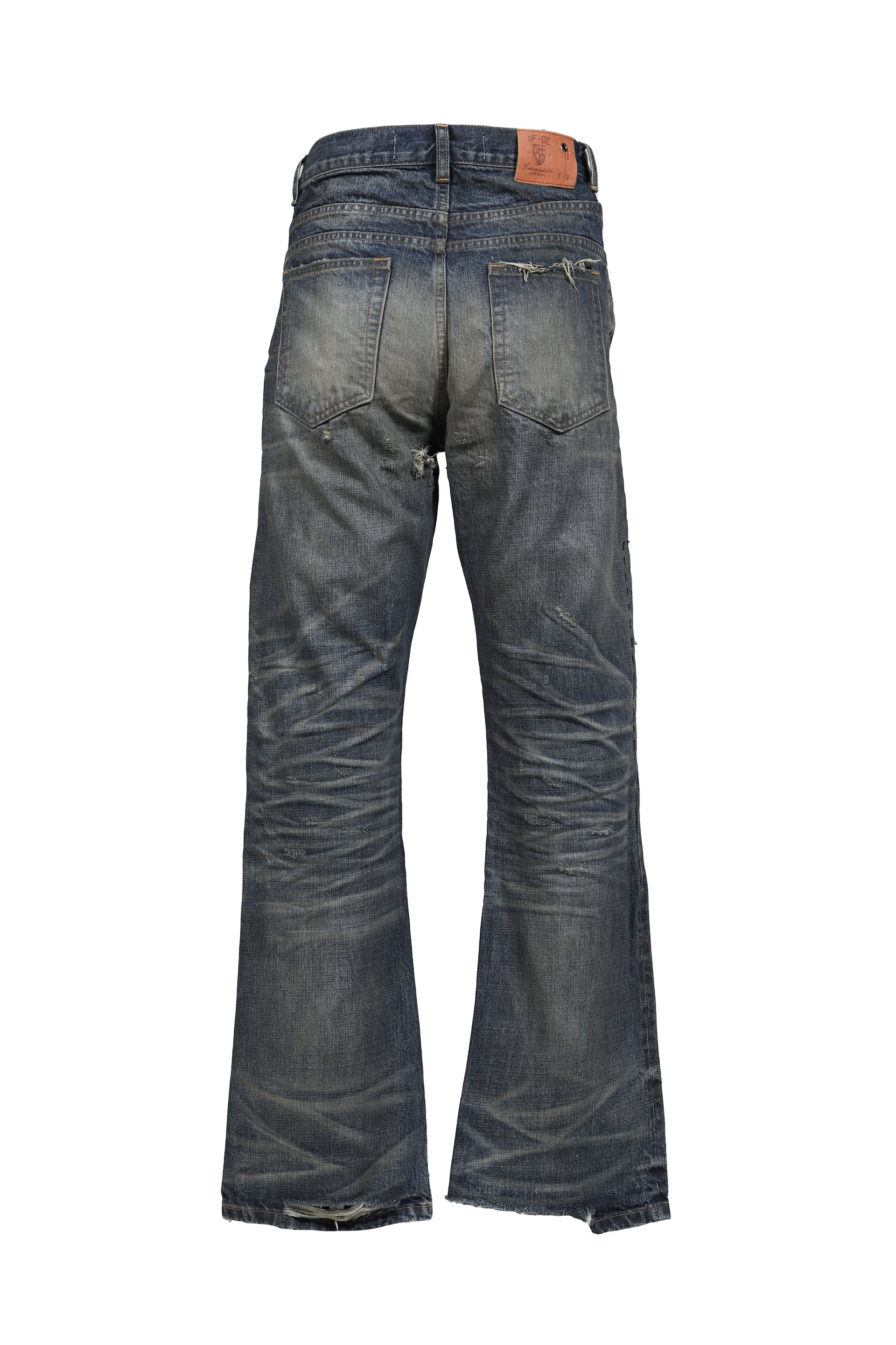 DENIM SELVEDGE BOOTCUT USED / BLU