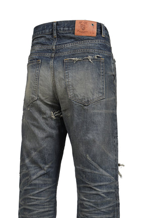 DENIM SELVEDGE BOOTCUT USED / BLU