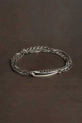 BRACELET SNAPLINK CHAINS / SIL