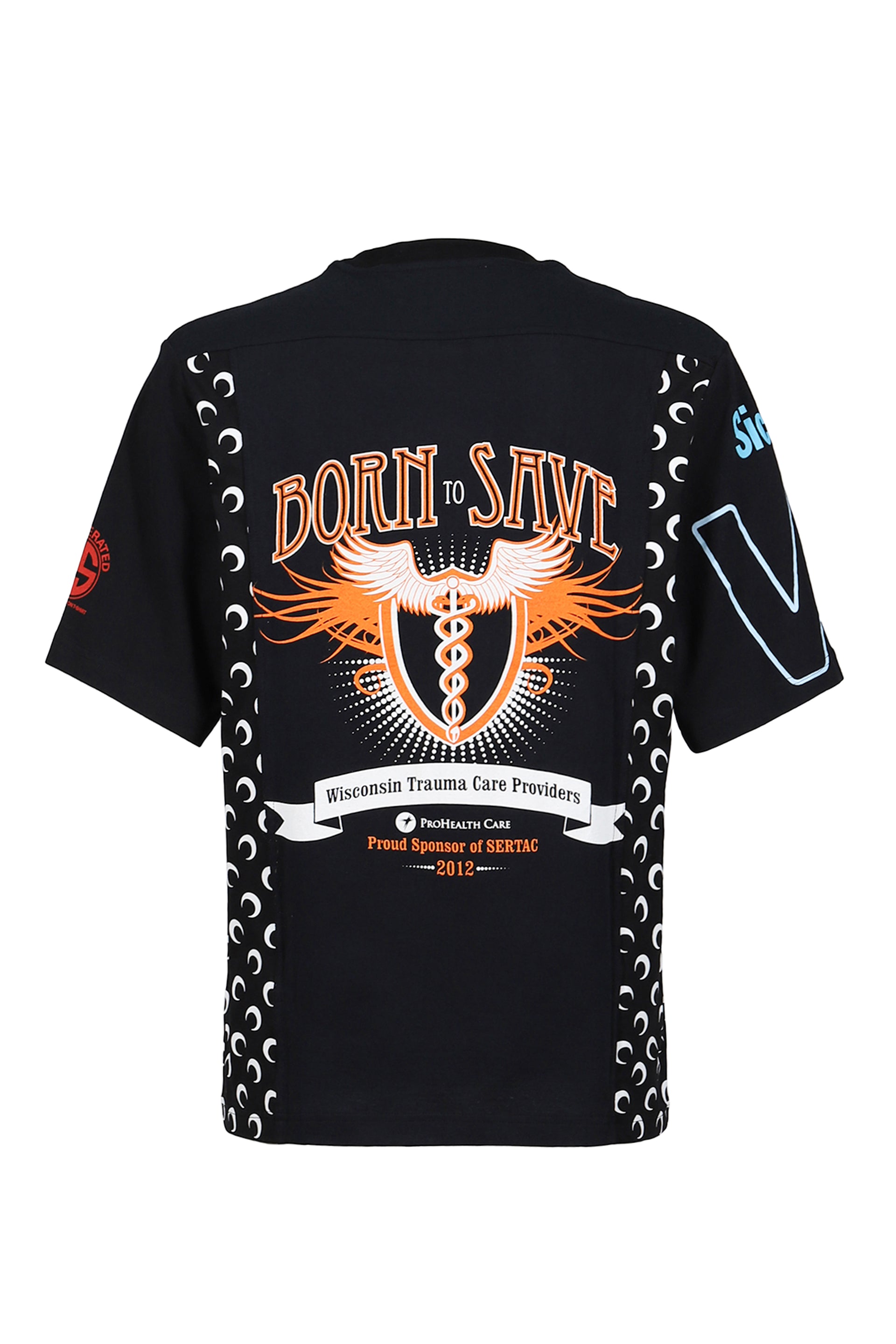 Marine Serre REGENERATED GRAPHIC T-SHIRTS REGULAR FIT T-SHIRT / ASSORT