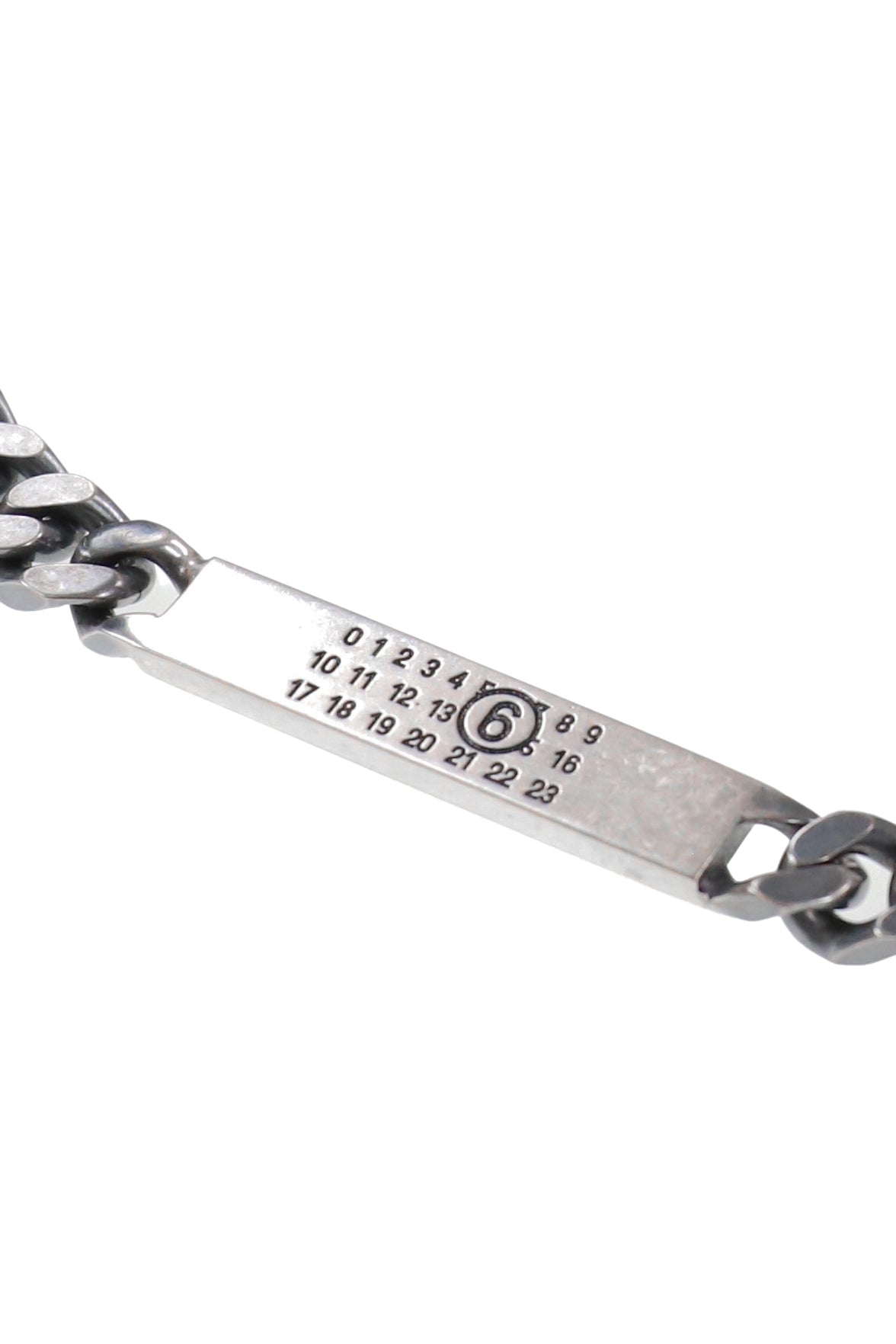 MINIMAL LOGO ID TAG CURB NECKLACE / BRUNITO