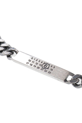 MINIMAL LOGO ID TAG CURB NECKLACE / BRUNITO