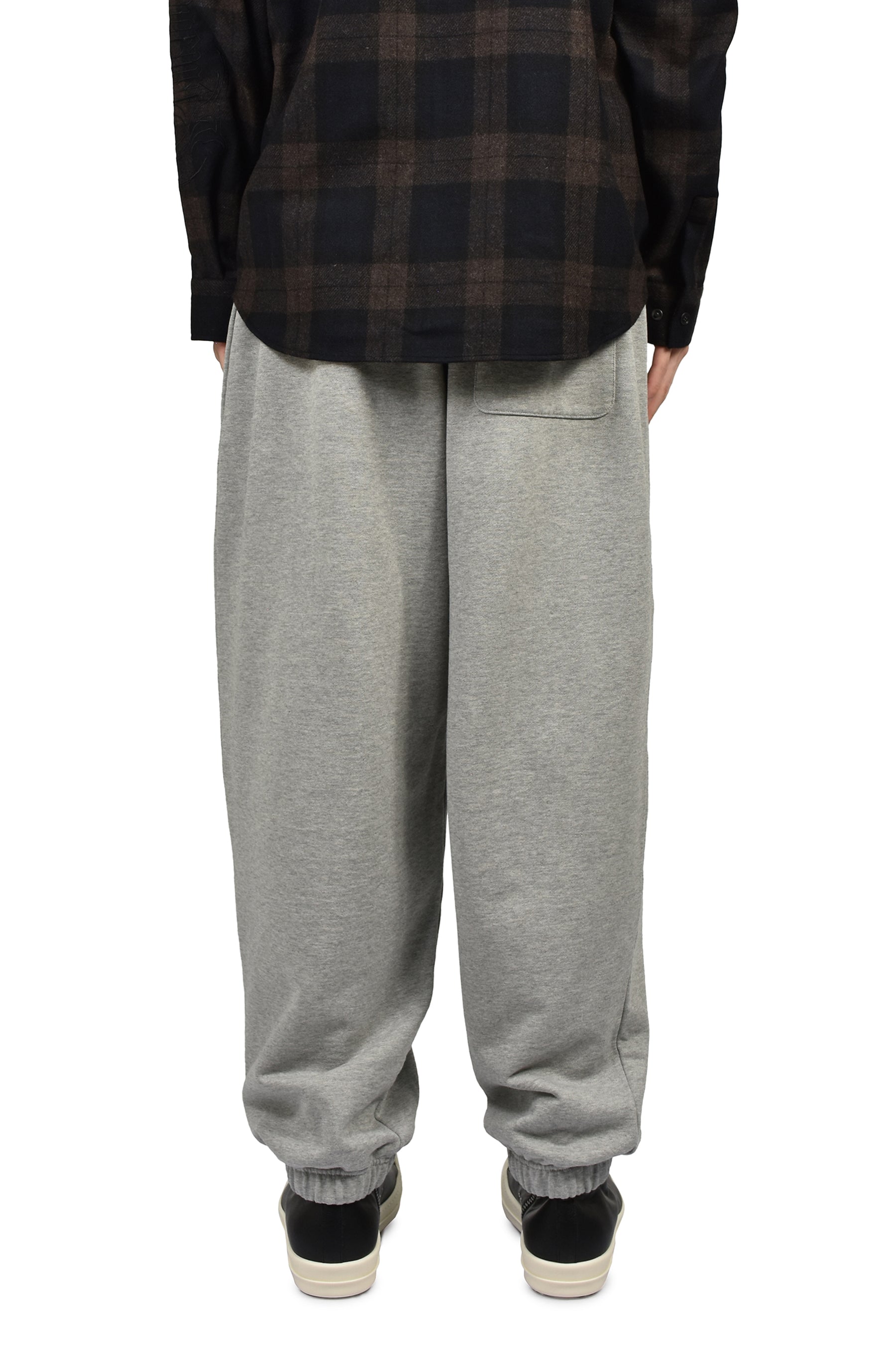 ATHLETIC LOGO ELASTIC SWEATPANTS / GRY MELANGE