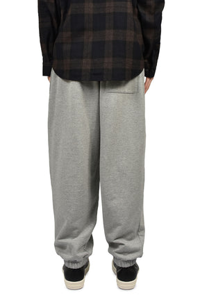 ATHLETIC LOGO ELASTIC SWEATPANTS / GRY MELANGE
