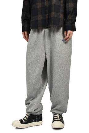 ATHLETIC LOGO ELASTIC SWEATPANTS / GRY MELANGE