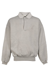 CLASSIC POLO SWEATSHIRT / SMOKE GRY