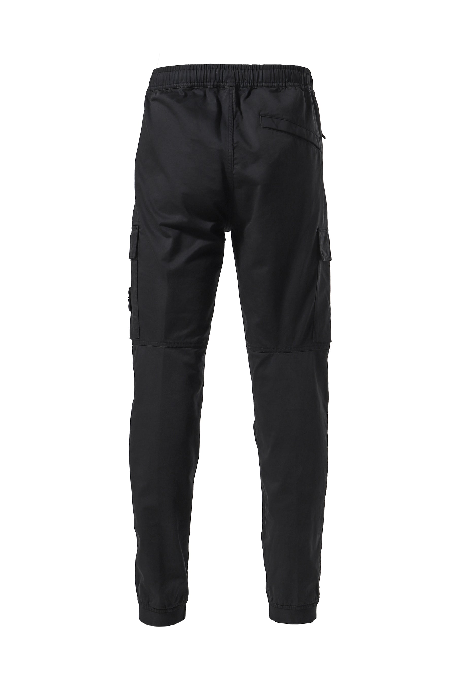 STRETCH COTTON CARGO PANTS / BLK