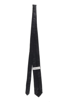 LEATHER CLASSIC TIE / BLK