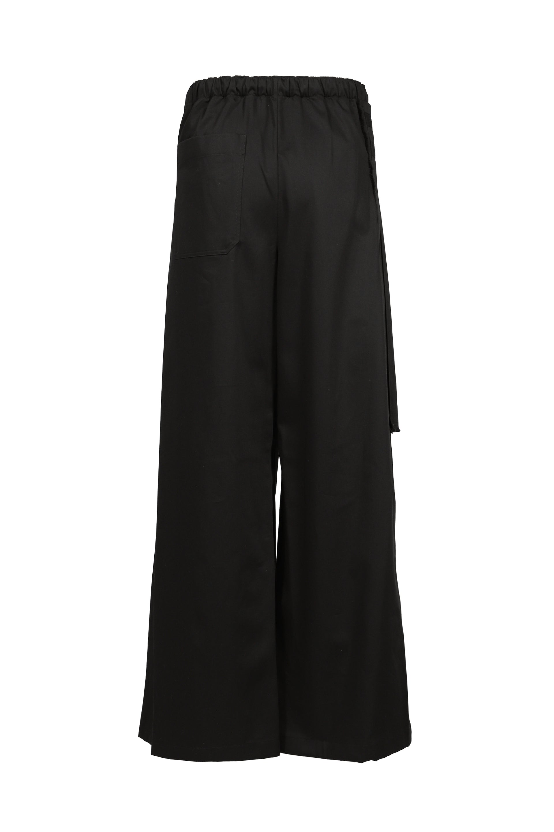 MARKE COMFORT LOUNGE PANTS WITH BELTED APRON / BLK