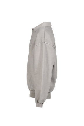 CLASSIC POLO SWEATSHIRT / SMOKE GRY