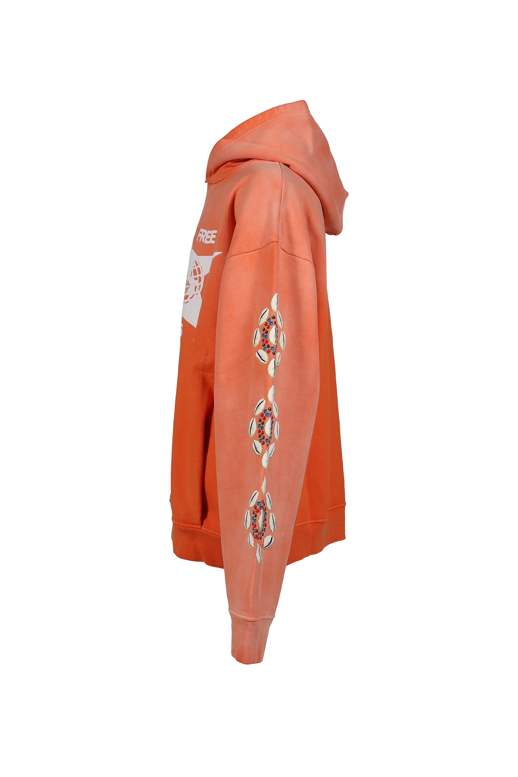 BARRIERS COWRIE SHELL HOODIE / ORG 