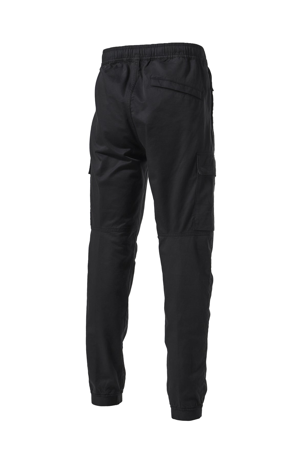 STRETCH COTTON CARGO PANTS / BLK