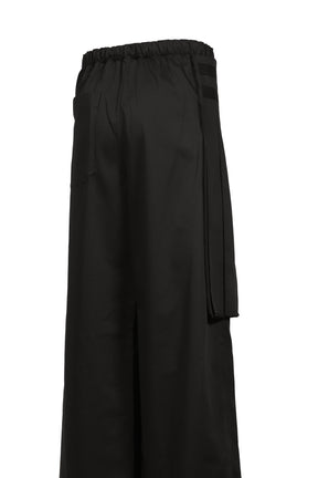 MARKE COMFORT LOUNGE PANTS WITH BELTED APRON / BLK