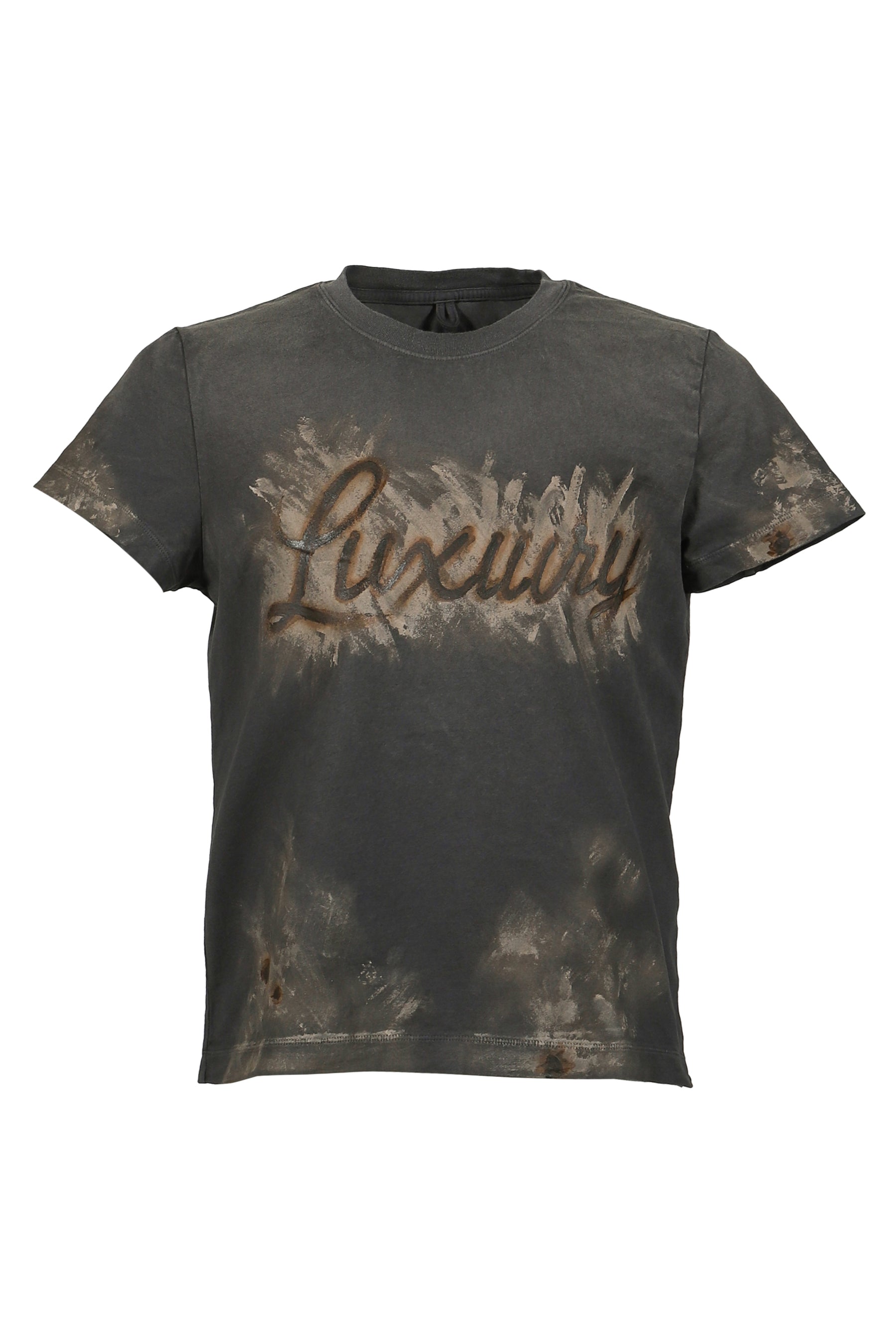 LUXUARY MUD PAINT T-SHIRT / BLK