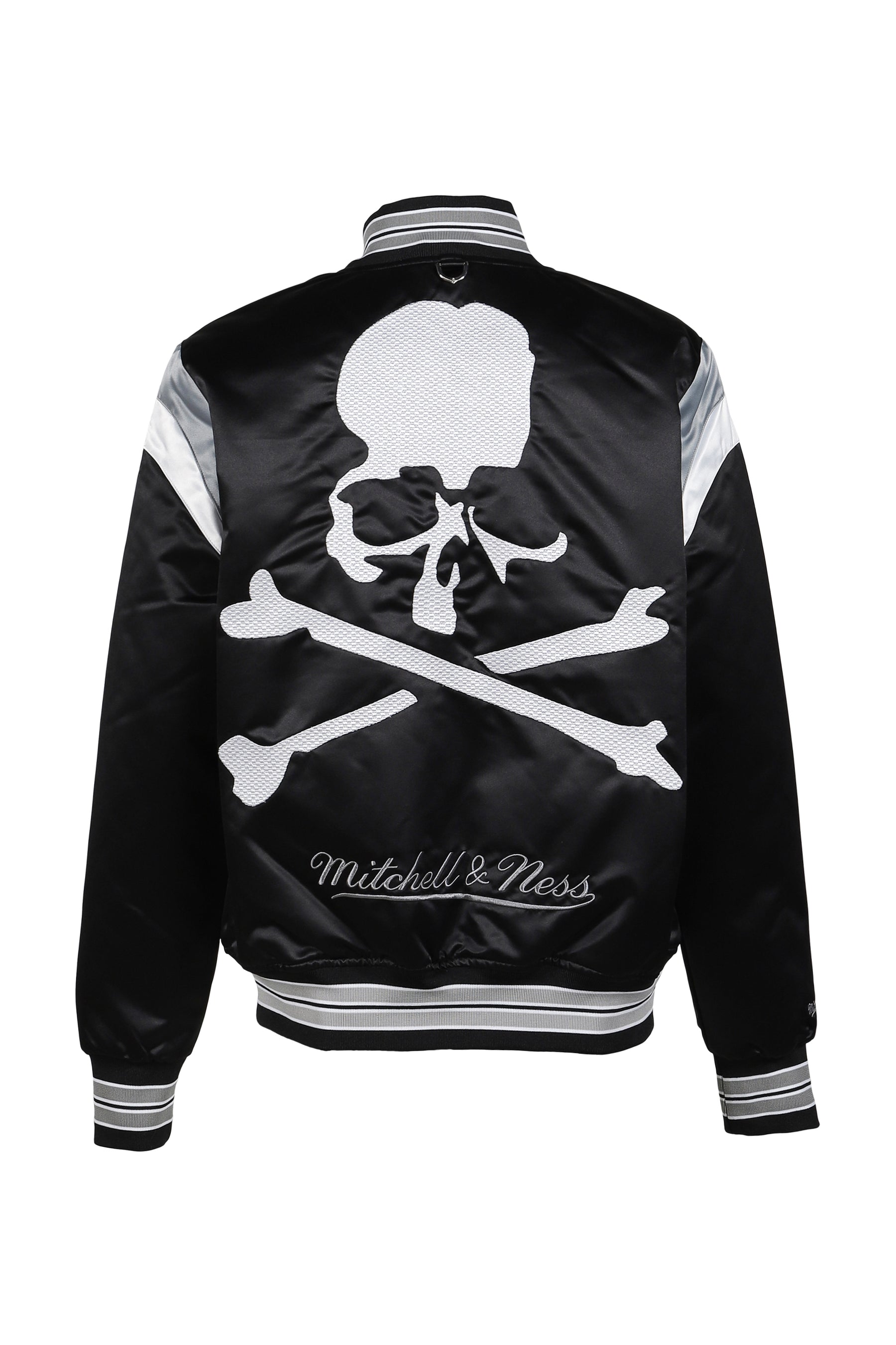 JK16964-CLBBLCK/MASTERMINDXM&N SATIN JACKET / BLK