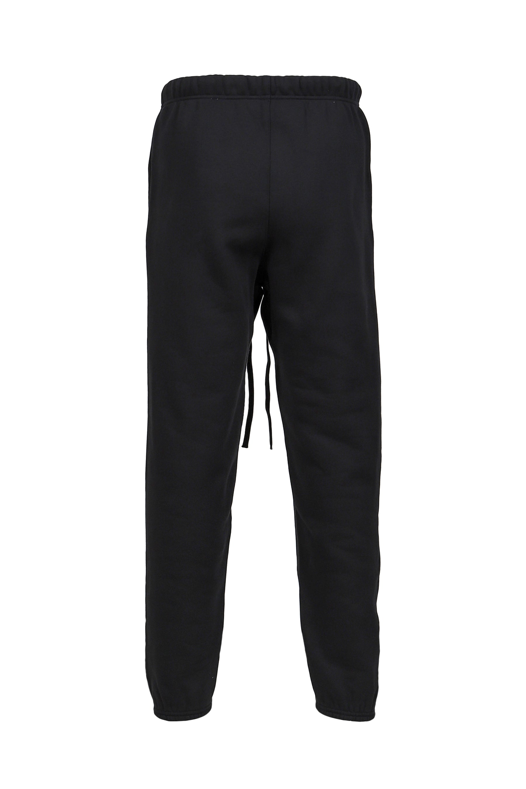 ESSENTIALS CLASSIC FIT FLEECE SWEATPANT / JET BLK