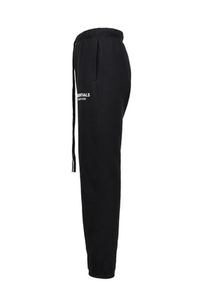 ESSENTIALS CLASSIC FIT FLEECE SWEATPANT / JET BLK