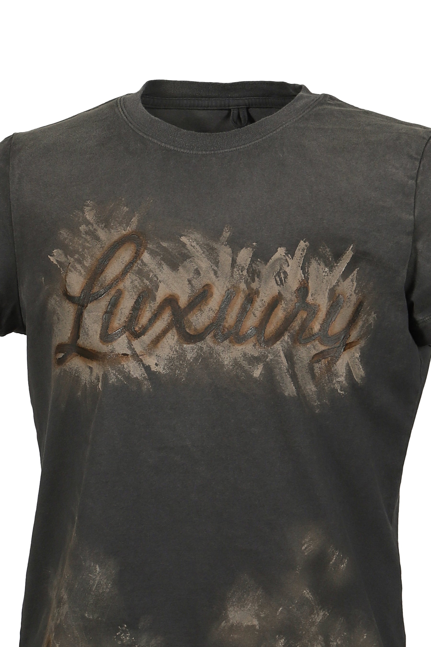 LUXUARY MUD PAINT T-SHIRT / BLK