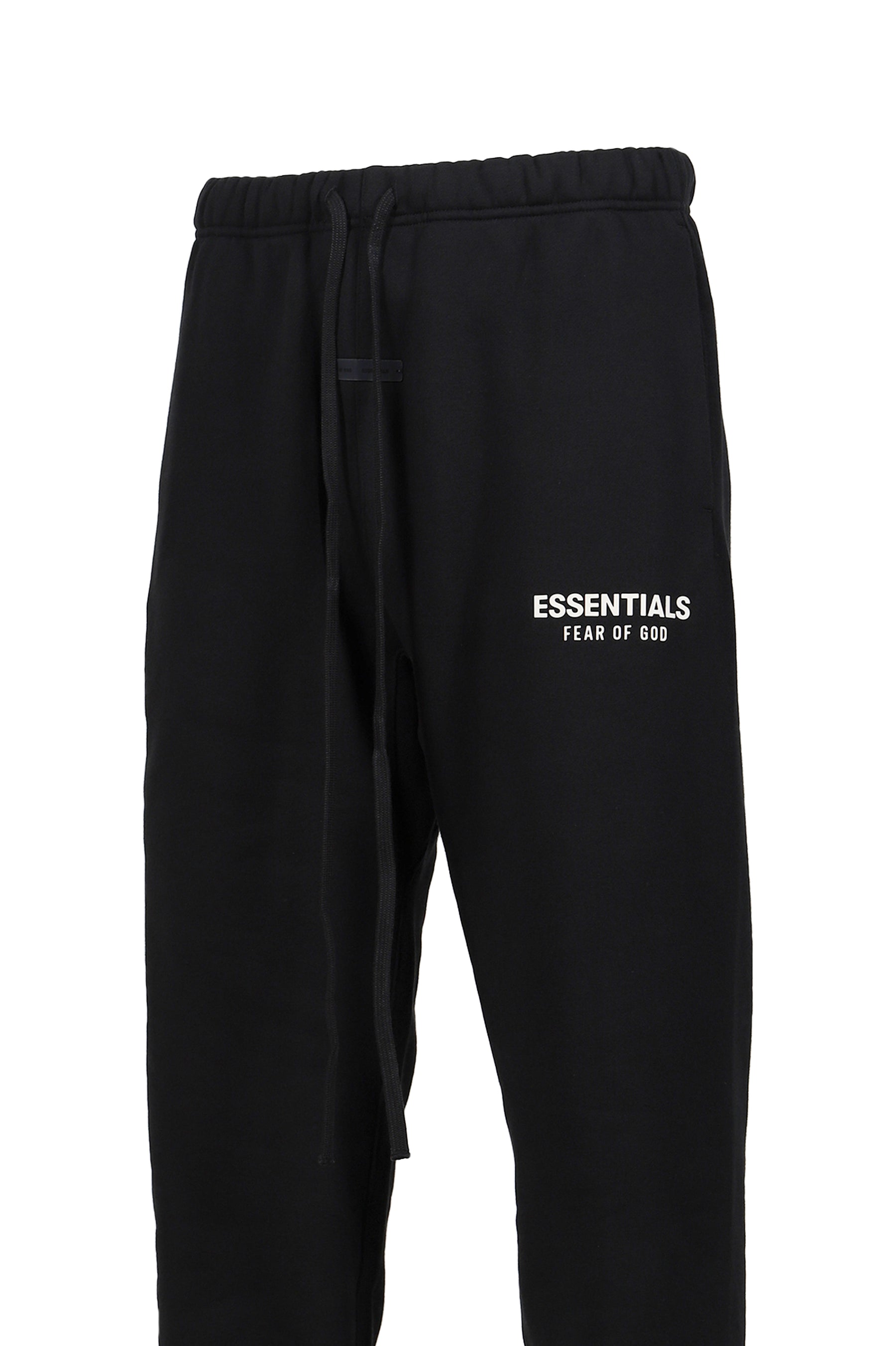 ESSENTIALS CLASSIC FIT FLEECE SWEATPANT / JET BLK