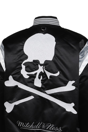 JK16964-CLBBLCK/MASTERMINDXM&N SATIN JACKET / BLK